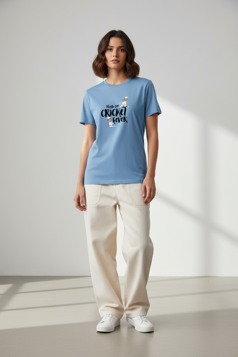 Baby Blue - Female Model Front View