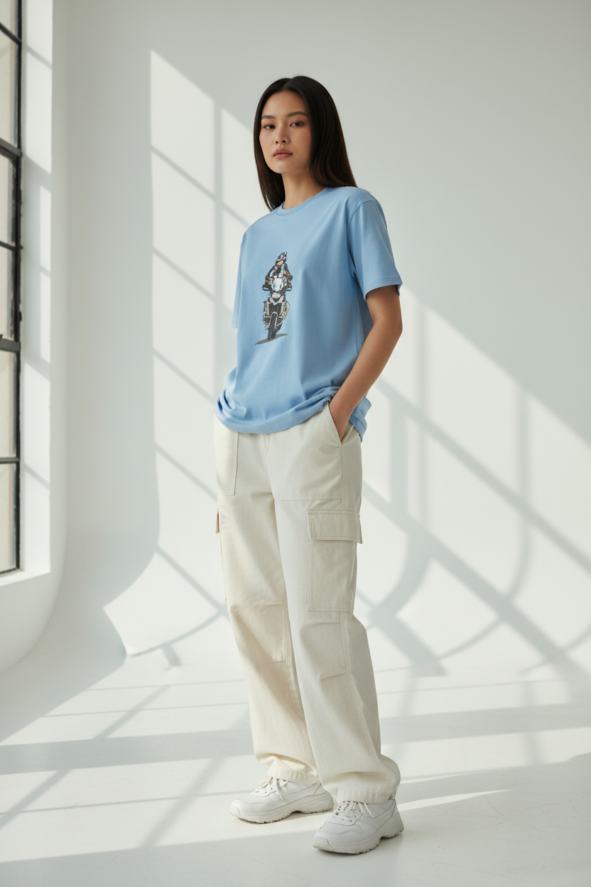 Baby Blue Female Model