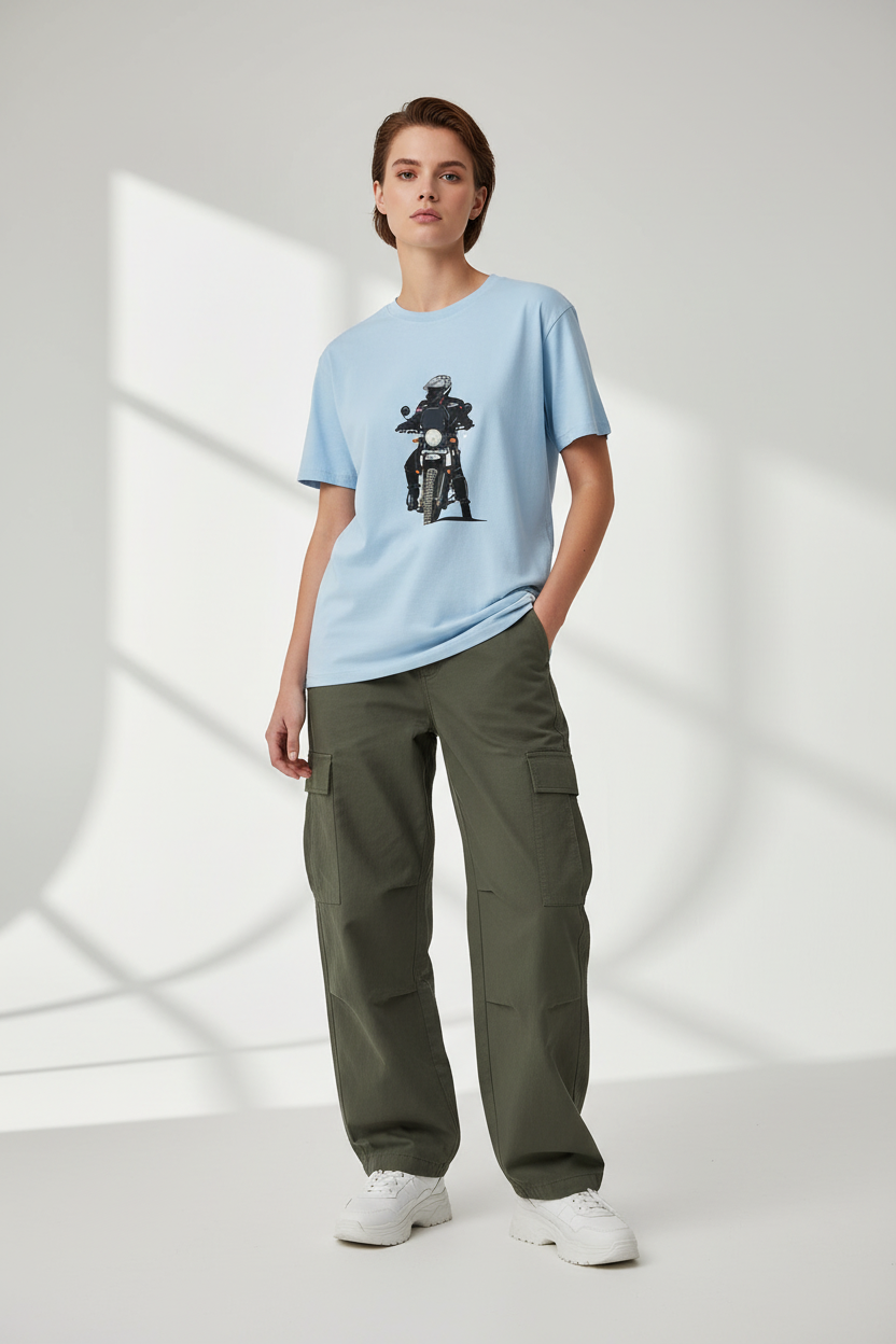 Baby Blue Female Model