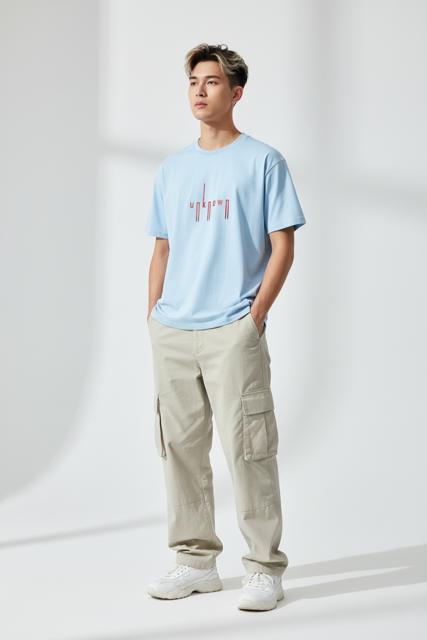 Baby Blue male - calm dreamy pose