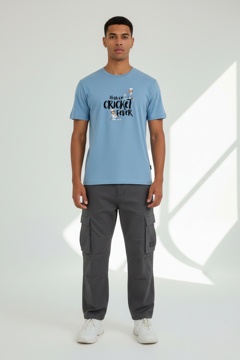 Baby Blue - Male Model Front View