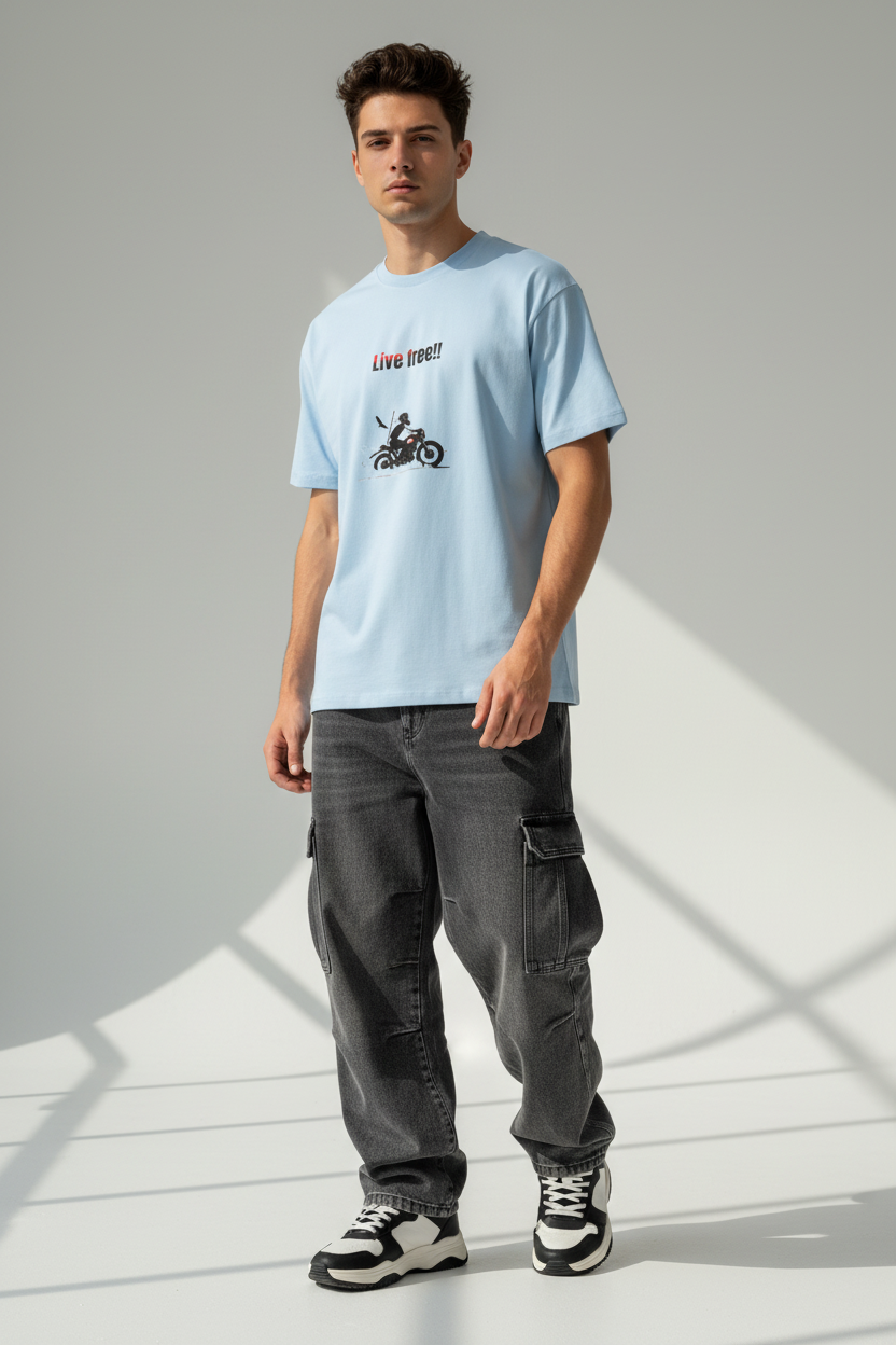 Baby Blue Male Model