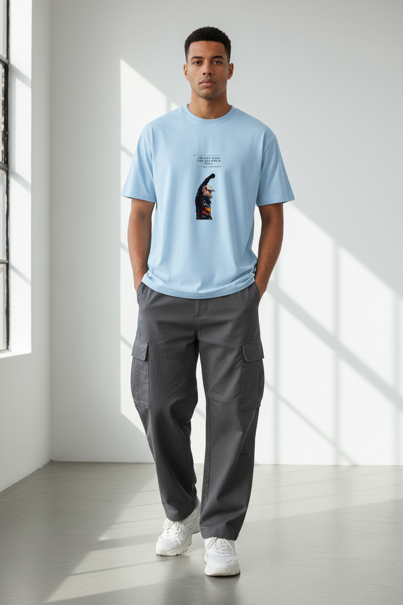 Baby Blue Male Model