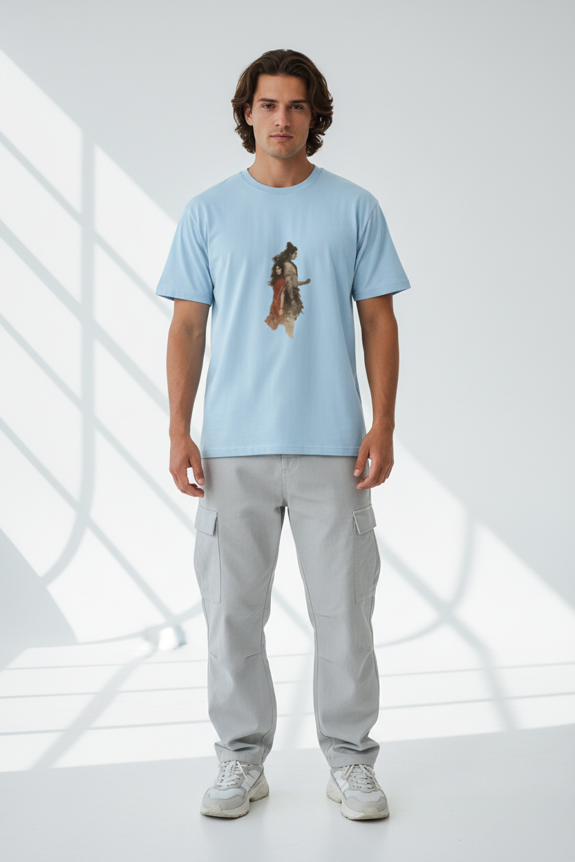 Baby Blue Male Model