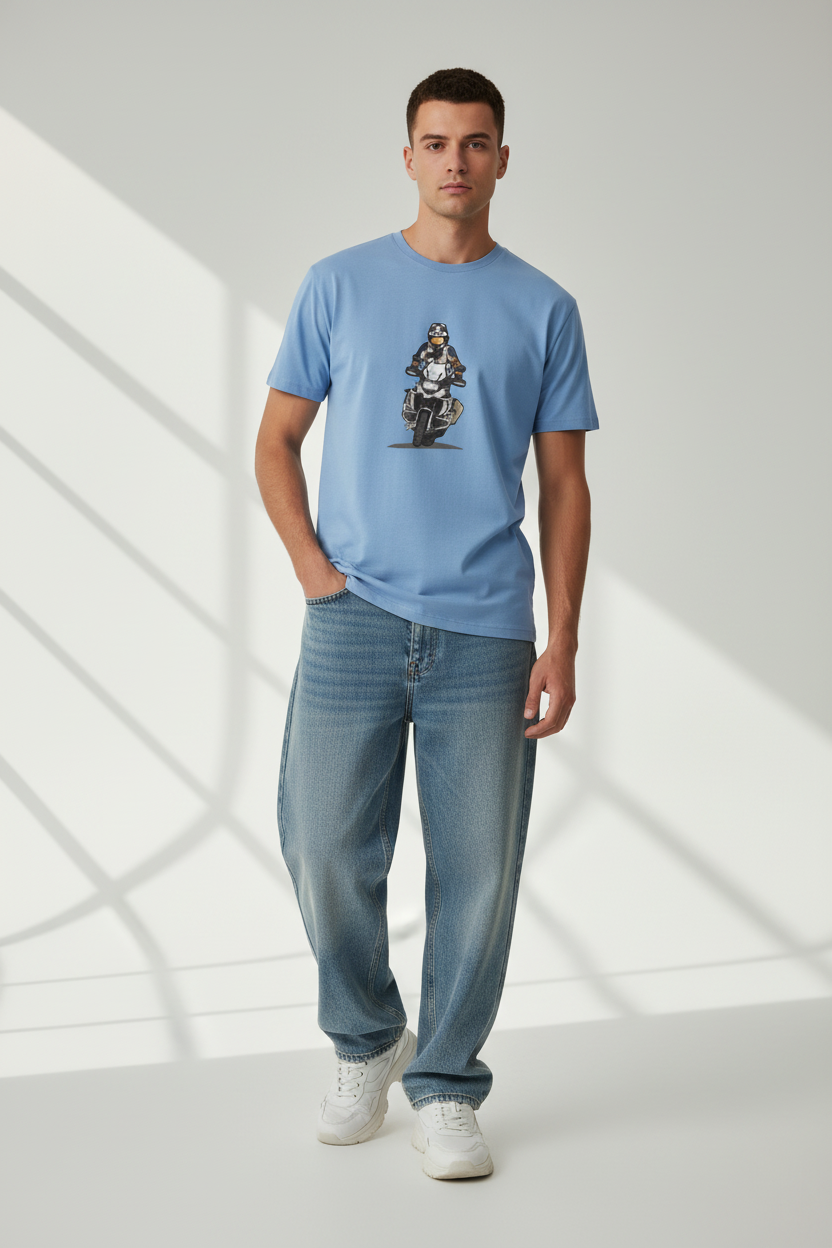 Baby Blue Male Model