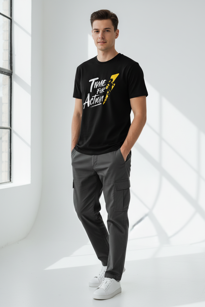 Black - male three-quarter