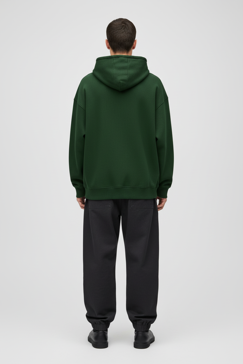 Bottle Green Back View