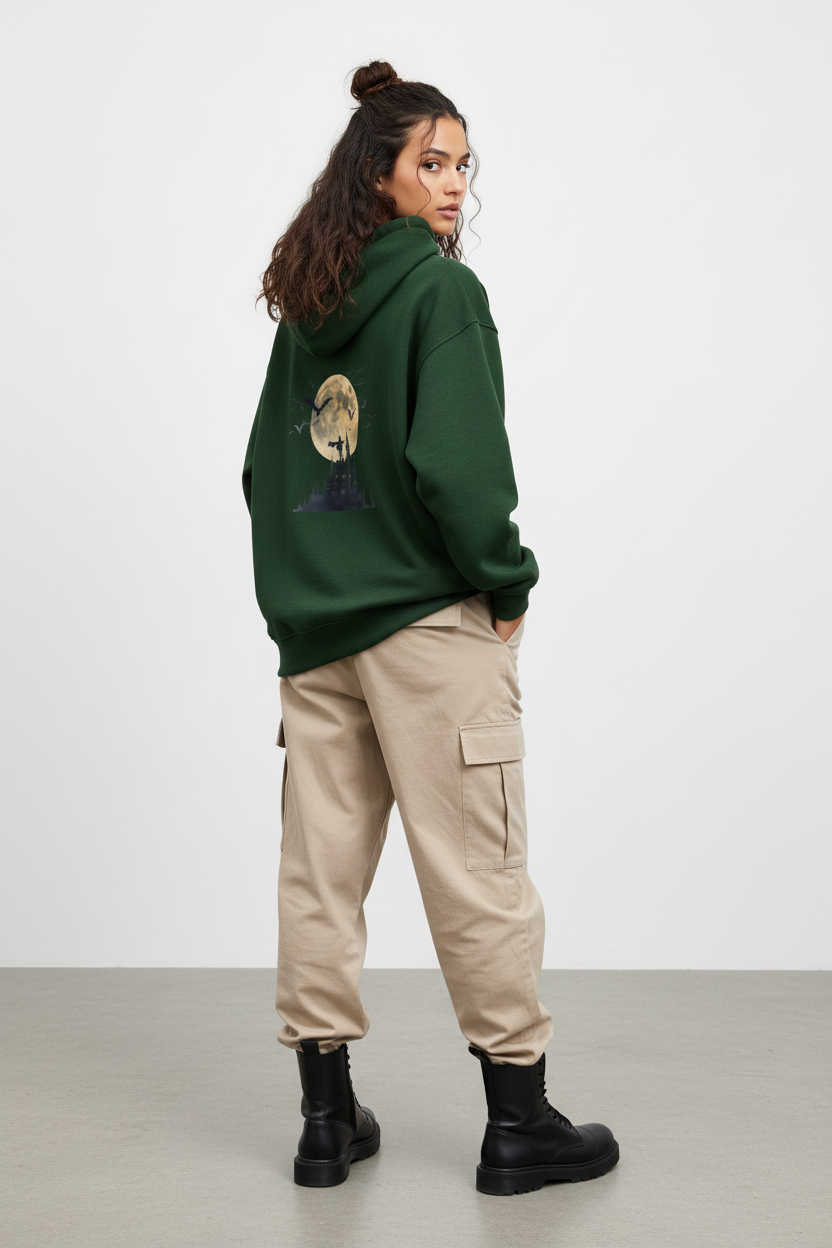 Bottle Green female back