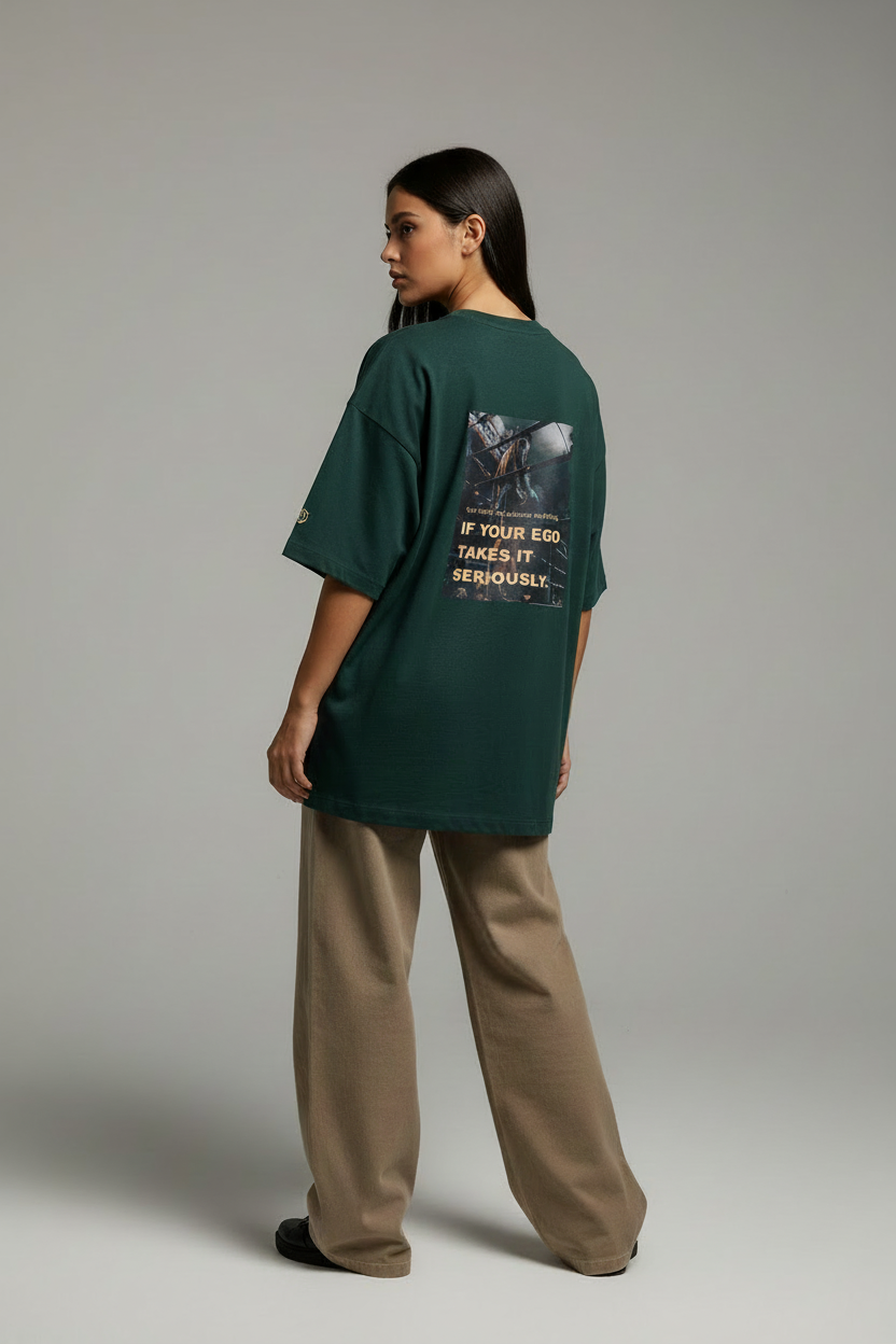 Bottle Green Male Back