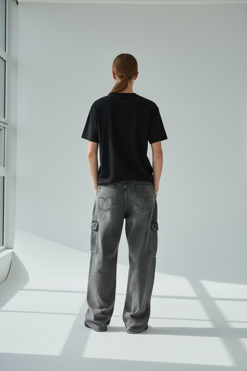 Female model - back view