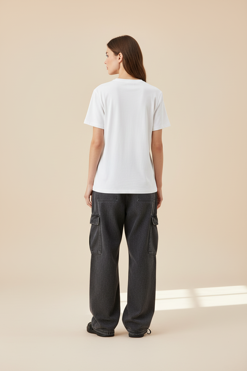 Female model - back view