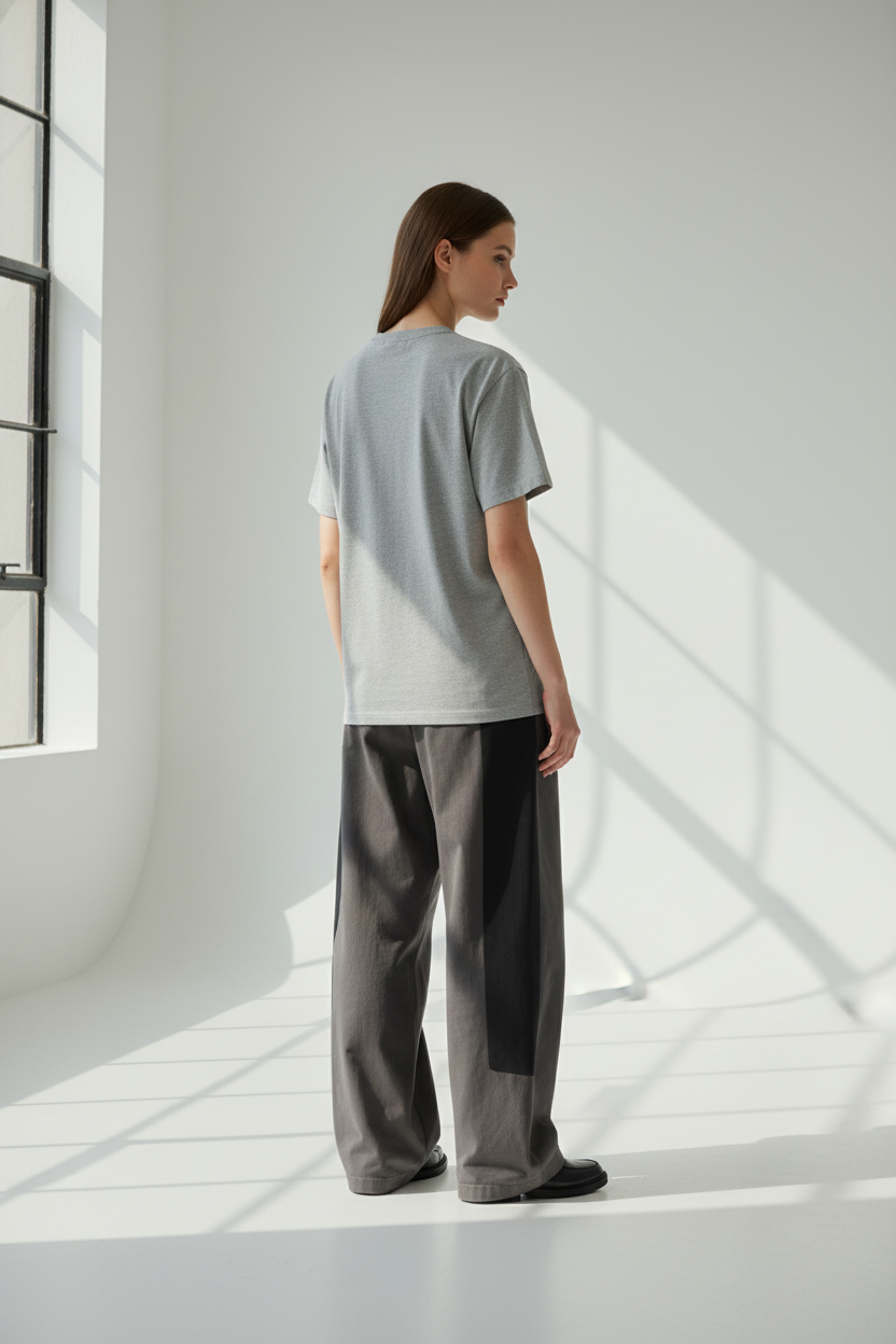 Female model - back view