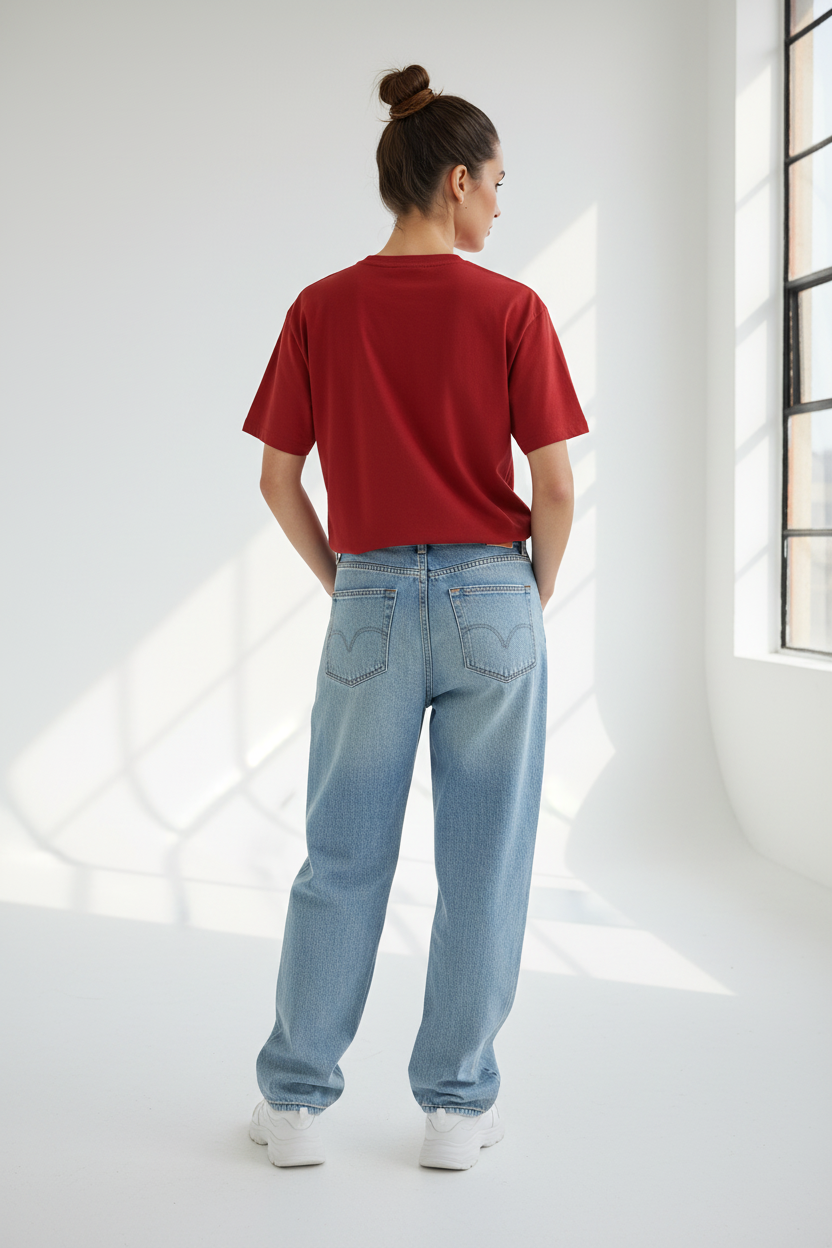 Female model - back view