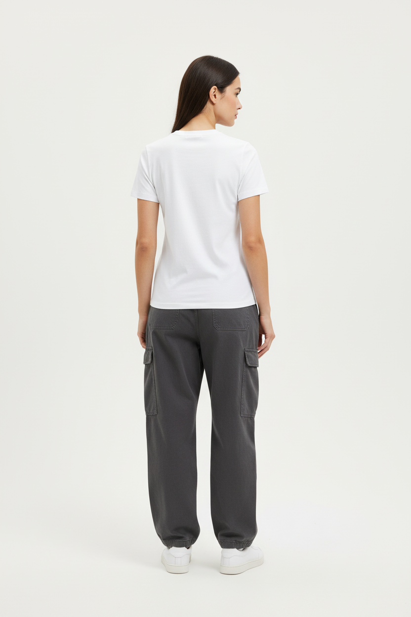 Female model - back view