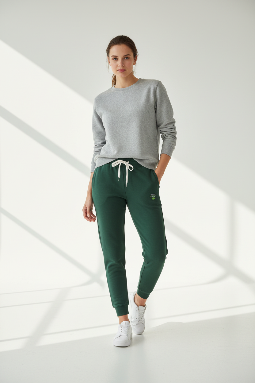 Female model - Bottle Green