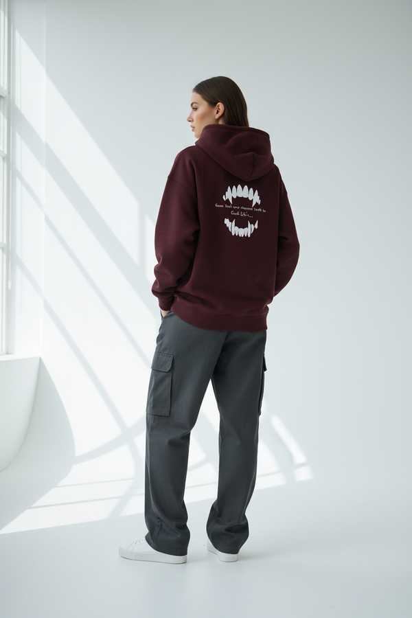 Female model - Maroon back