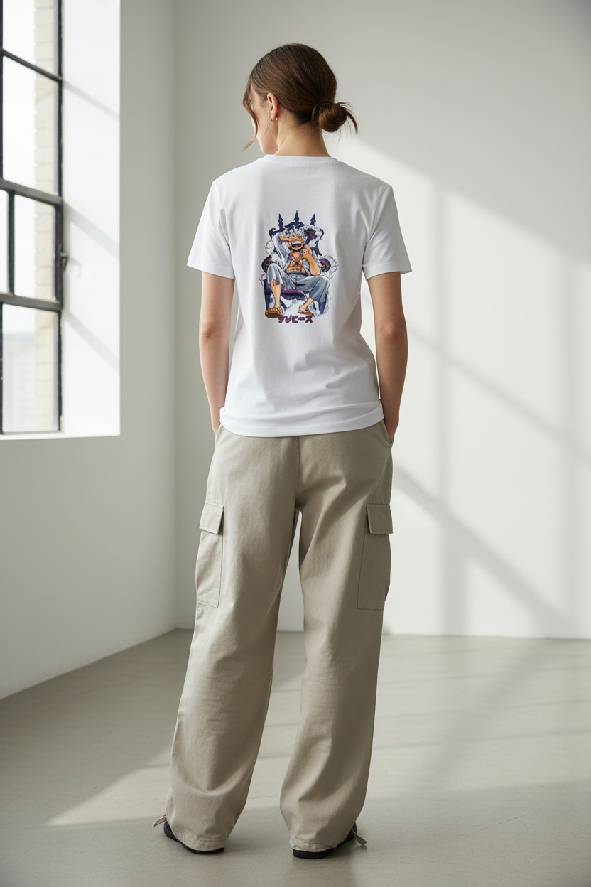 Female model - White back