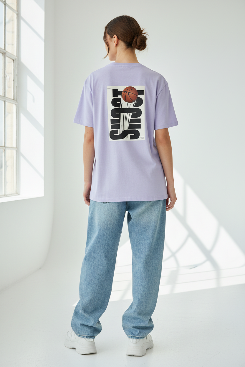 Lavender - Female Model - Back View