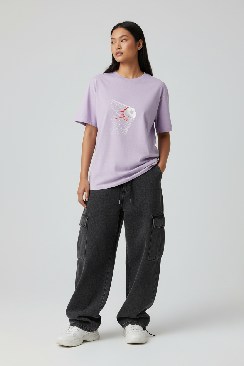 Lavender - Female Model Front Three-Quarter