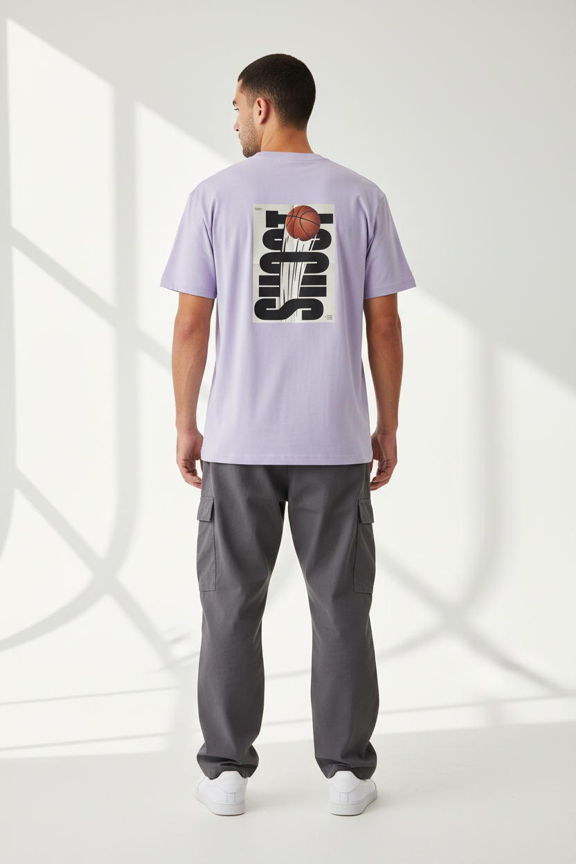 Lavender - Male Model - Back View