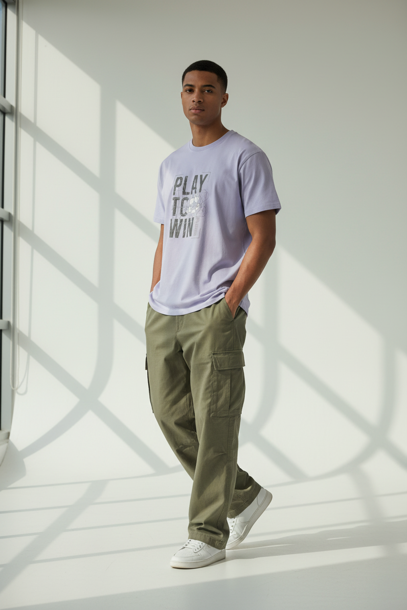 Lavender - male three-quarter