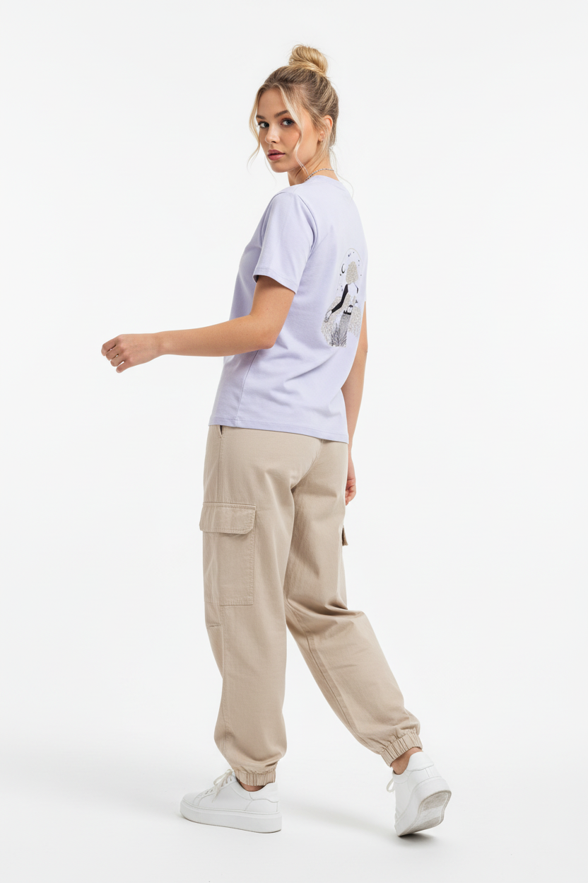 Lavender Over Shoulder