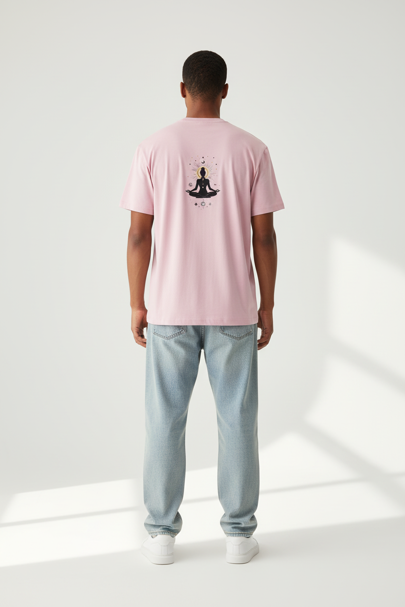 Light Baby Pink Back View