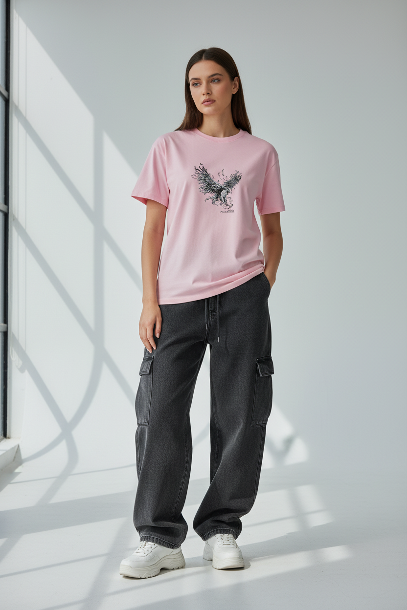 Light Baby Pink Female Model