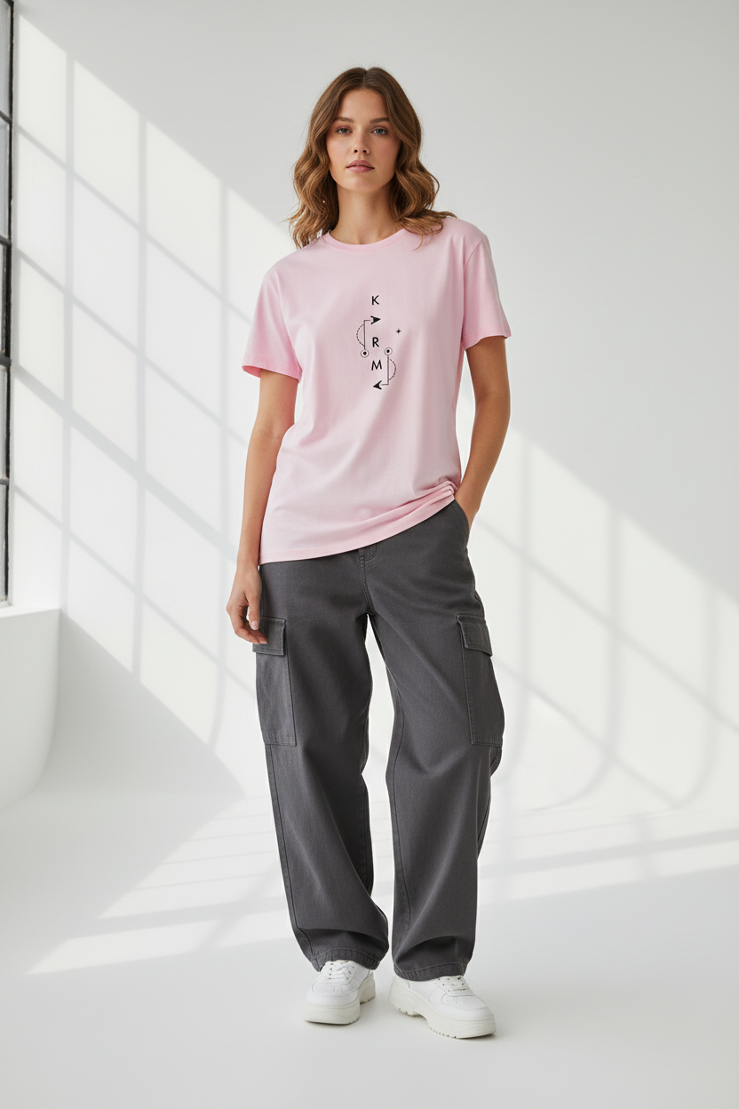 Light Baby Pink Female Model