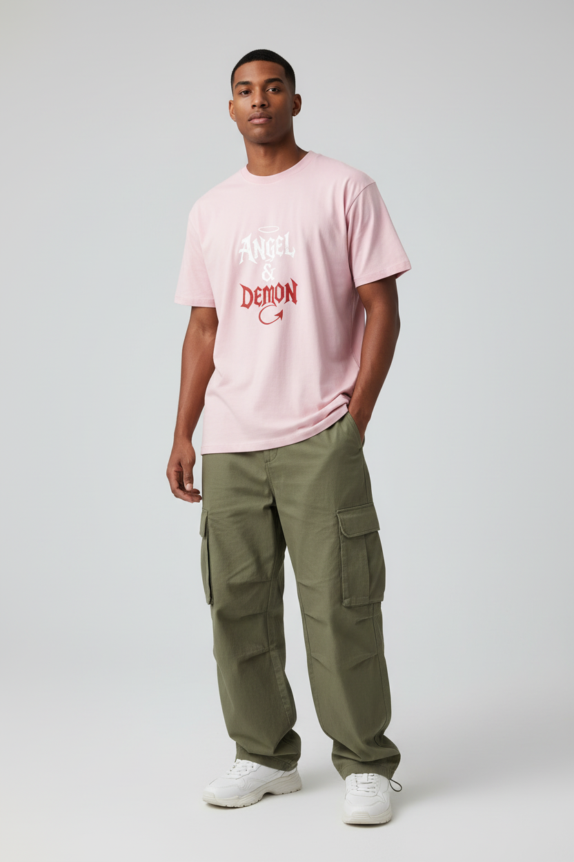 Light Baby Pink male front