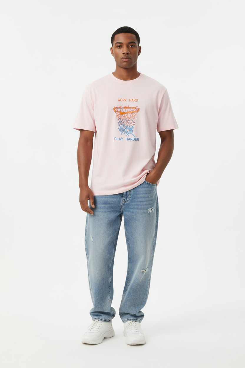 Light Baby Pink - Male Model