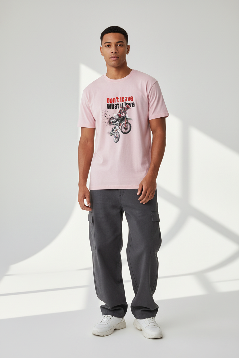 Light Baby Pink Male Model