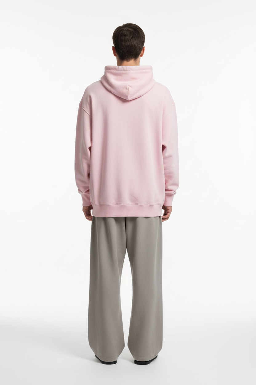 Light Baby Pink Straight Back