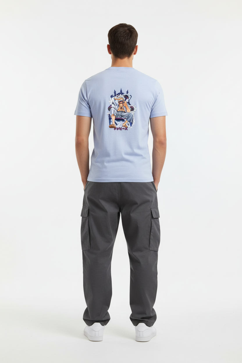 Male model - Baby Blue back