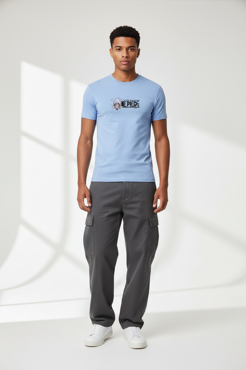 Male model - Baby Blue front