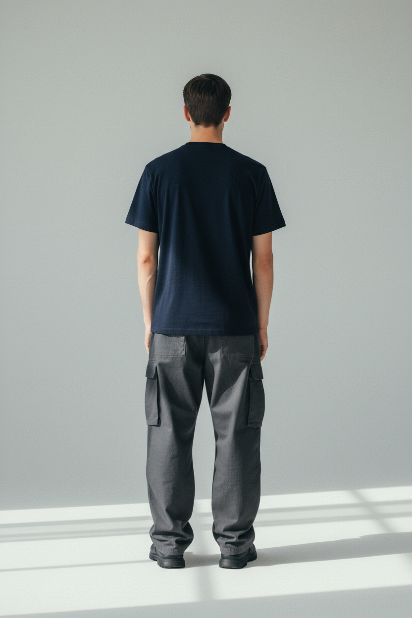 Male model - back view