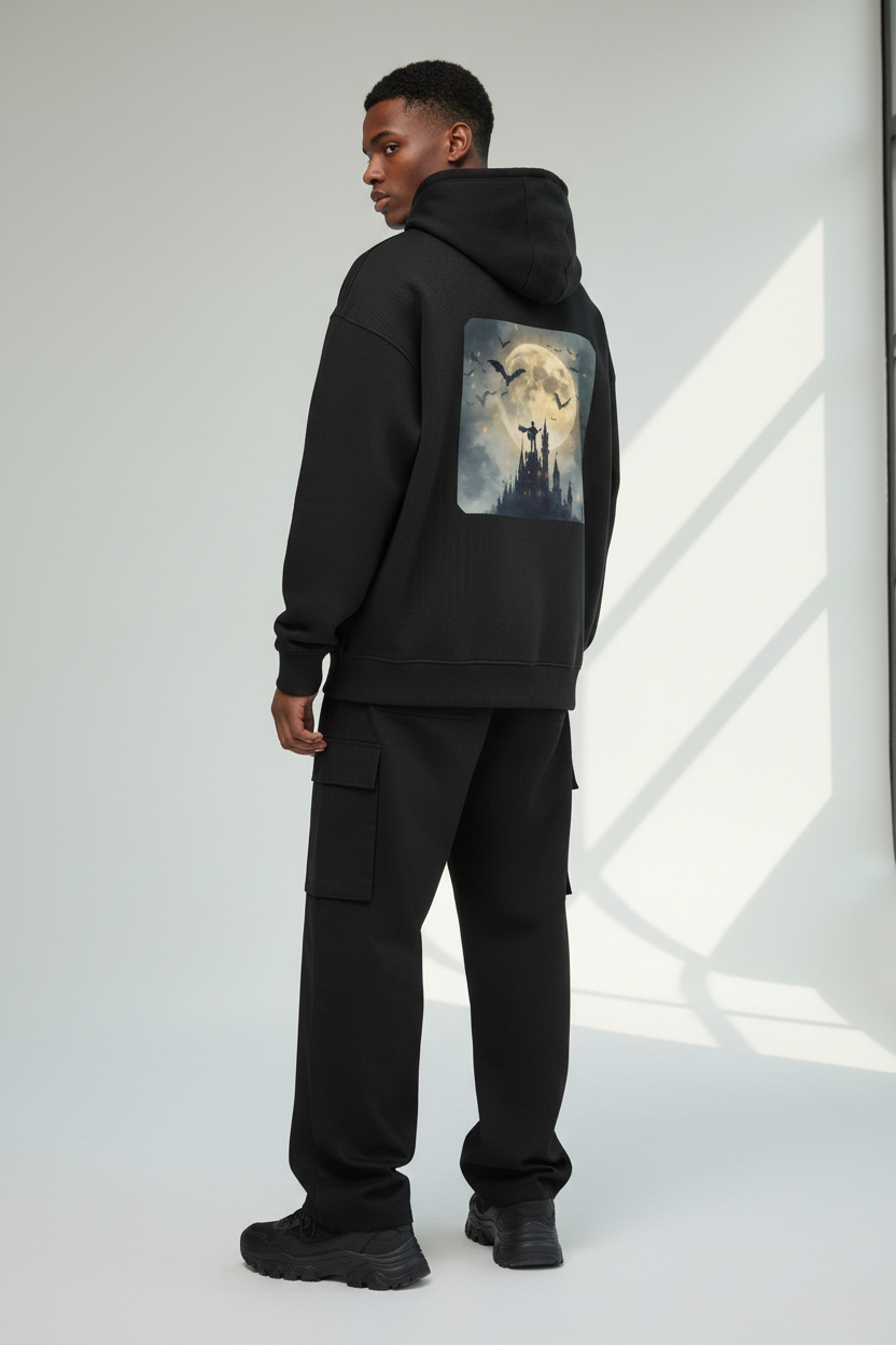 Male model - Black back