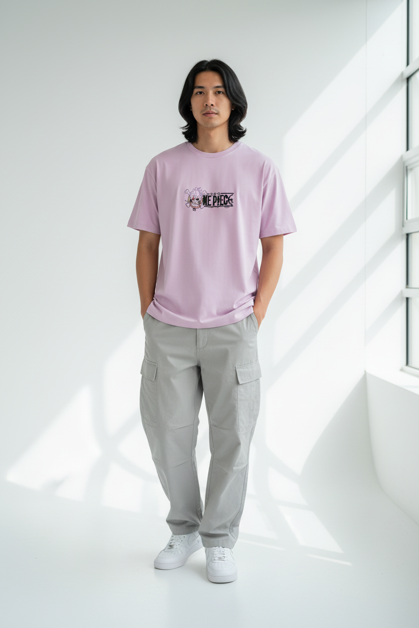 Male model - Lavender front