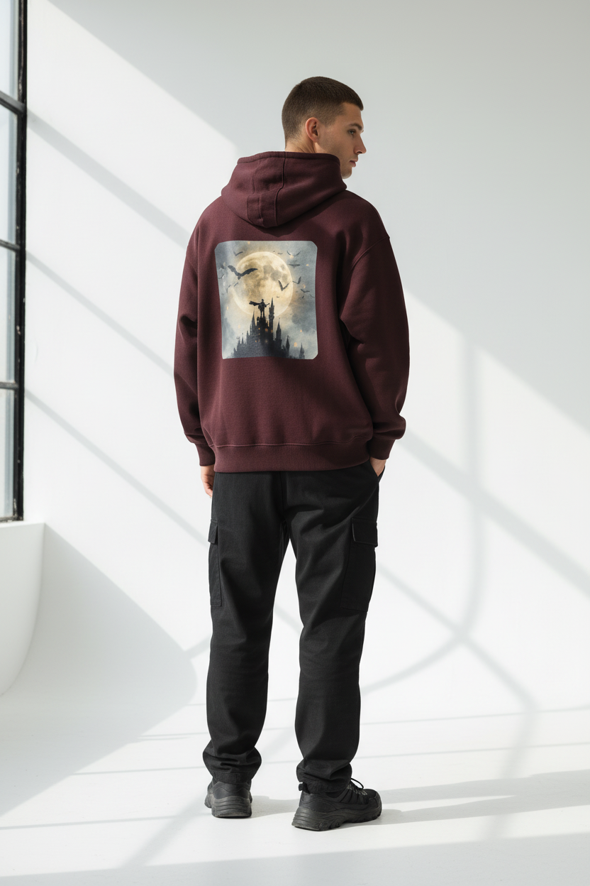 Male model - Maroon back