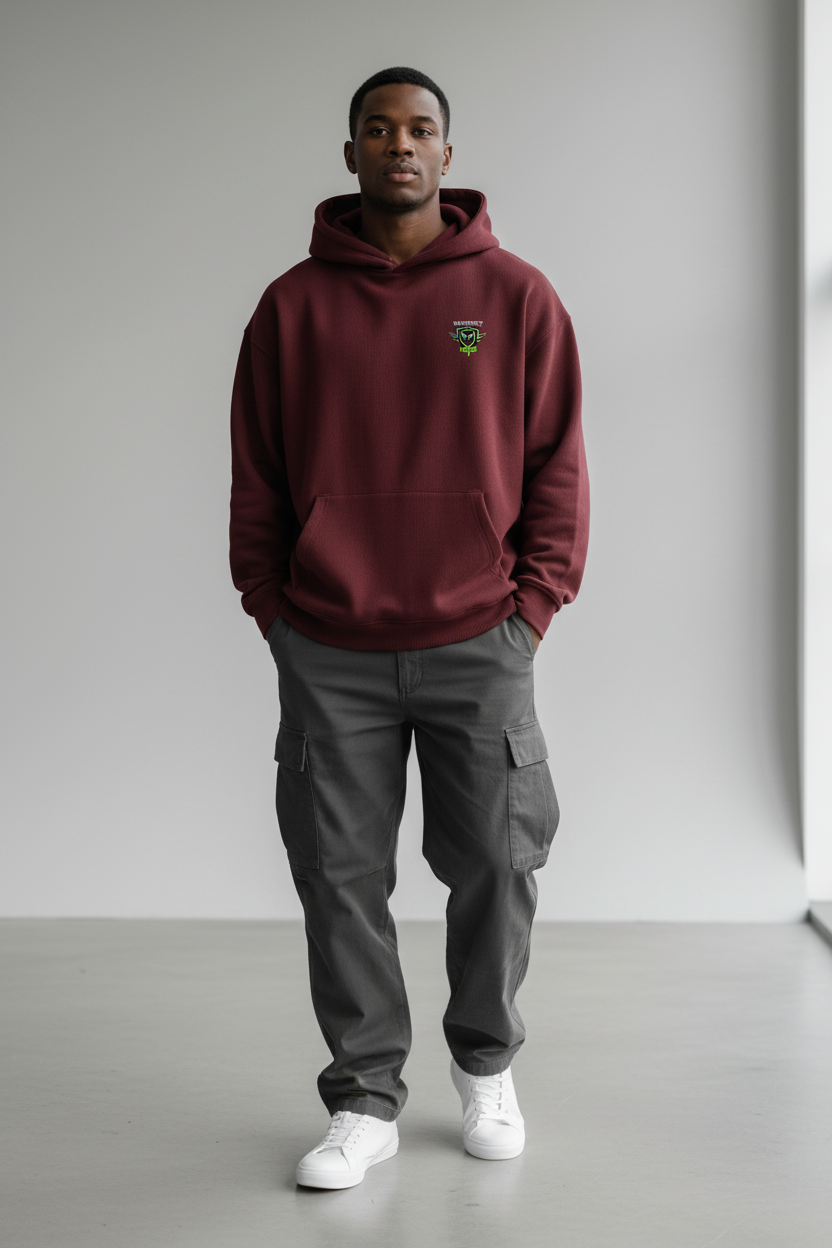 Male model - Maroon front