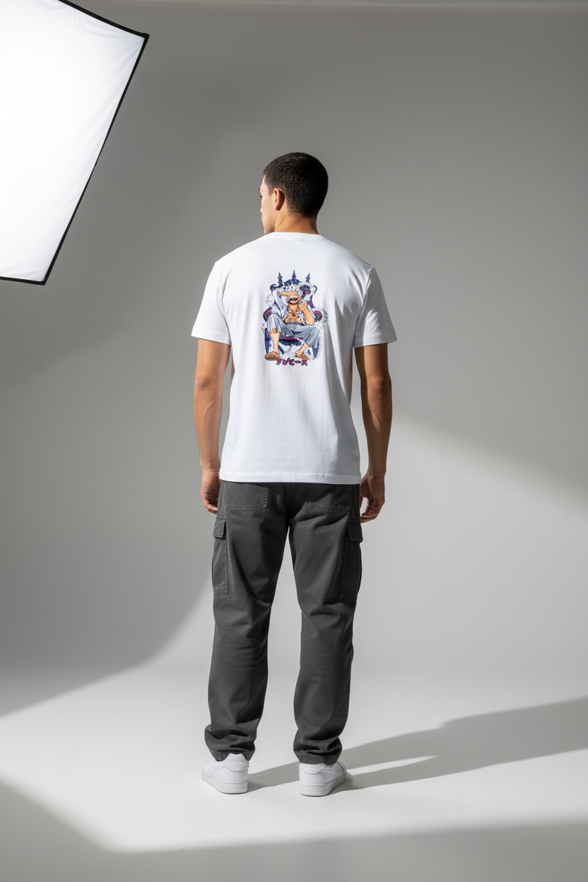 Male model - White back