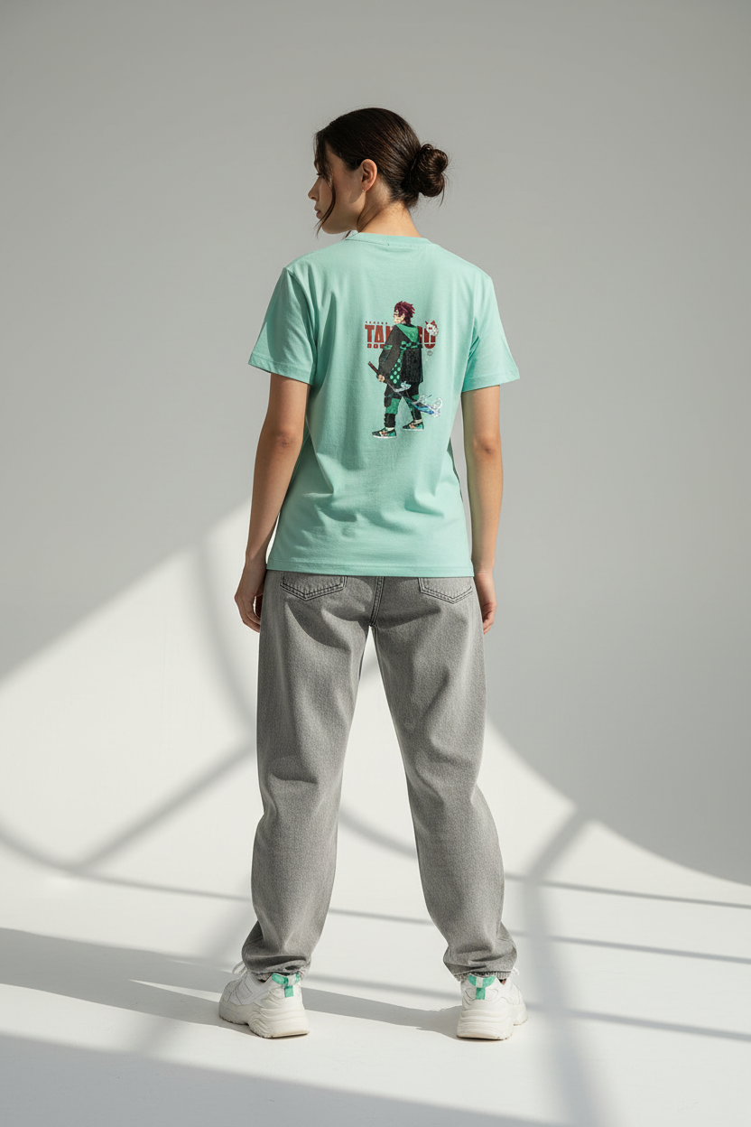 Mint Female Model Back