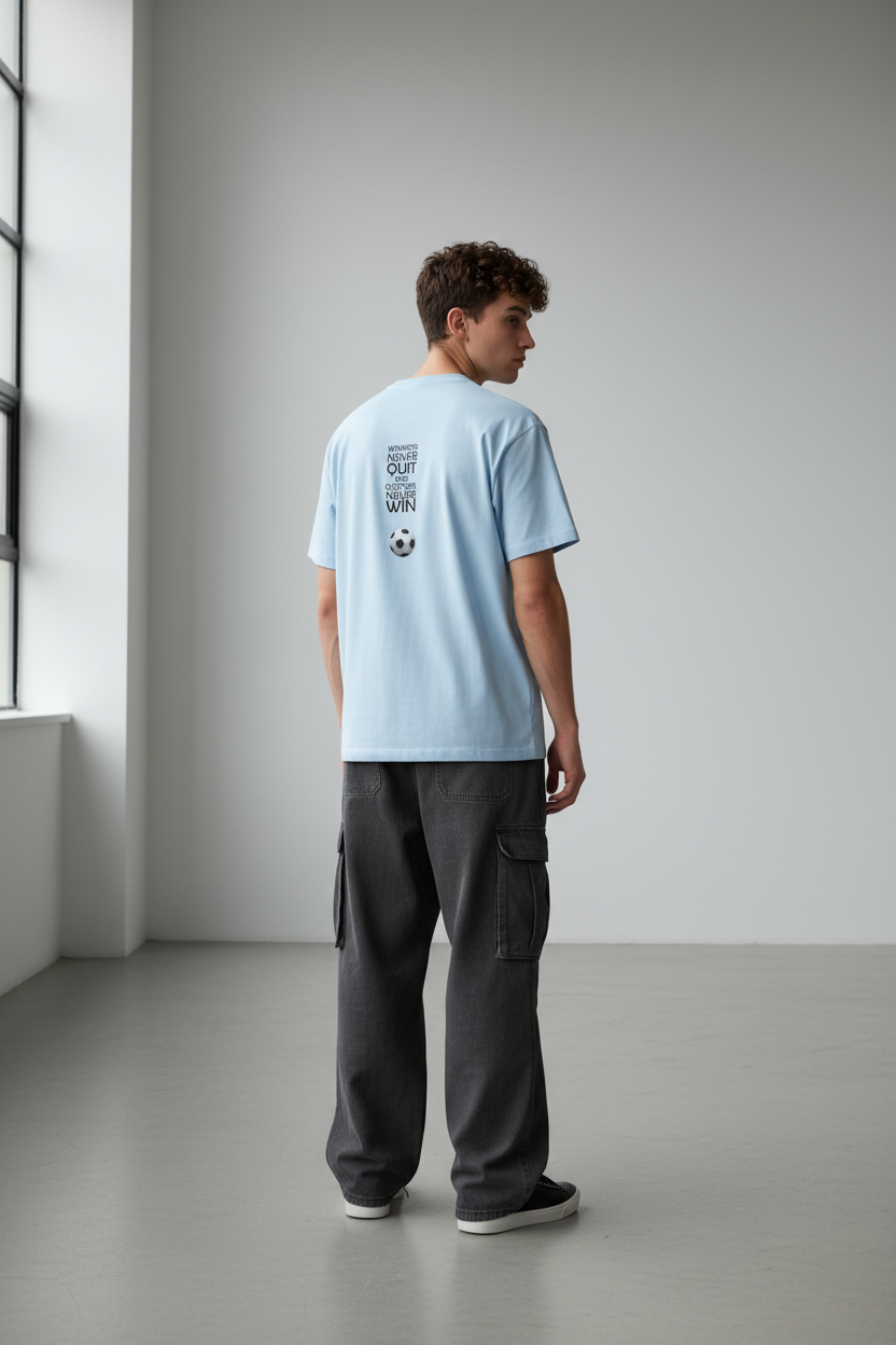 Mint - Male Model Back View