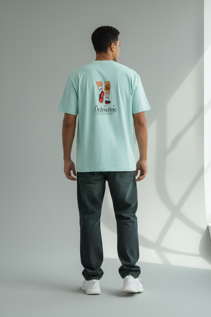 Mint - Male Model Back View