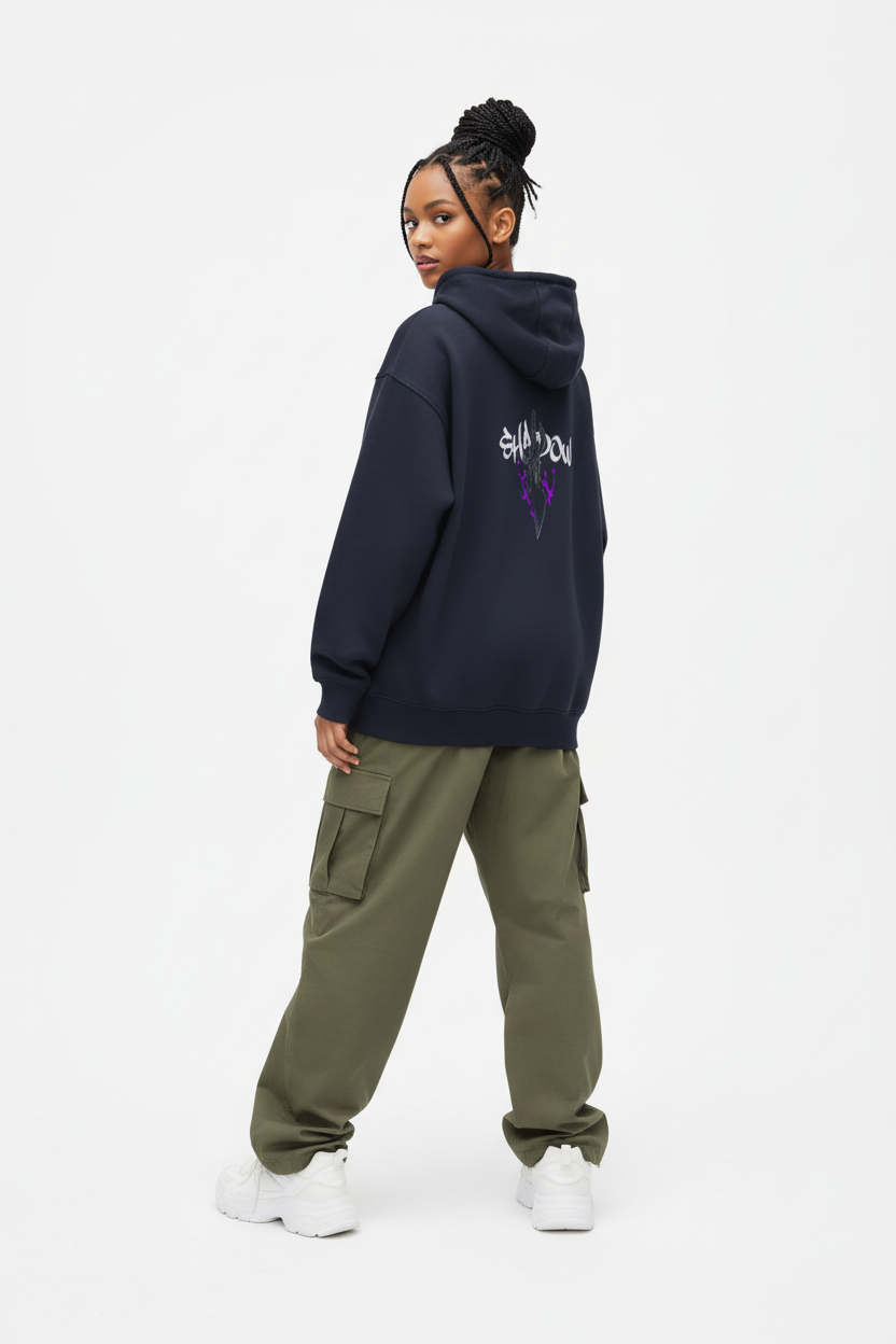 Navy Blue female back