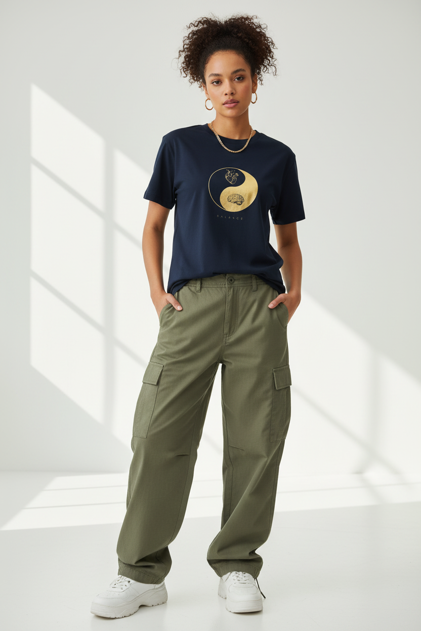 Navy Blue female front