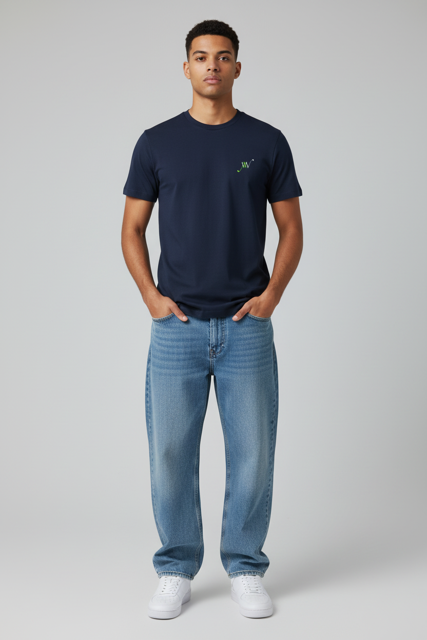 Navy Blue Front - Logo