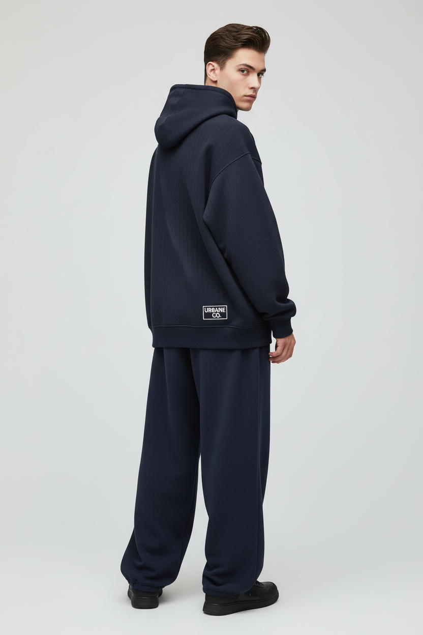 Navy Blue Three-Quarter Back