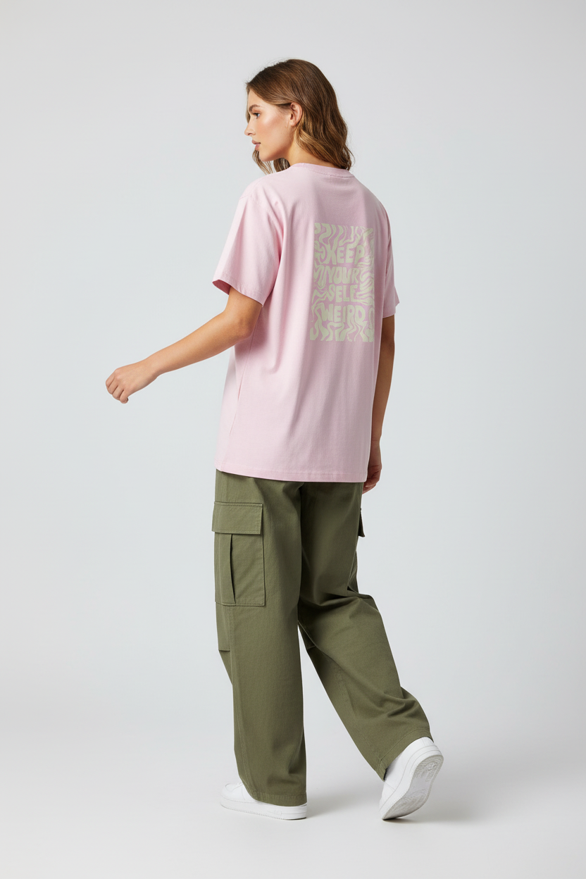 Pink - back walking