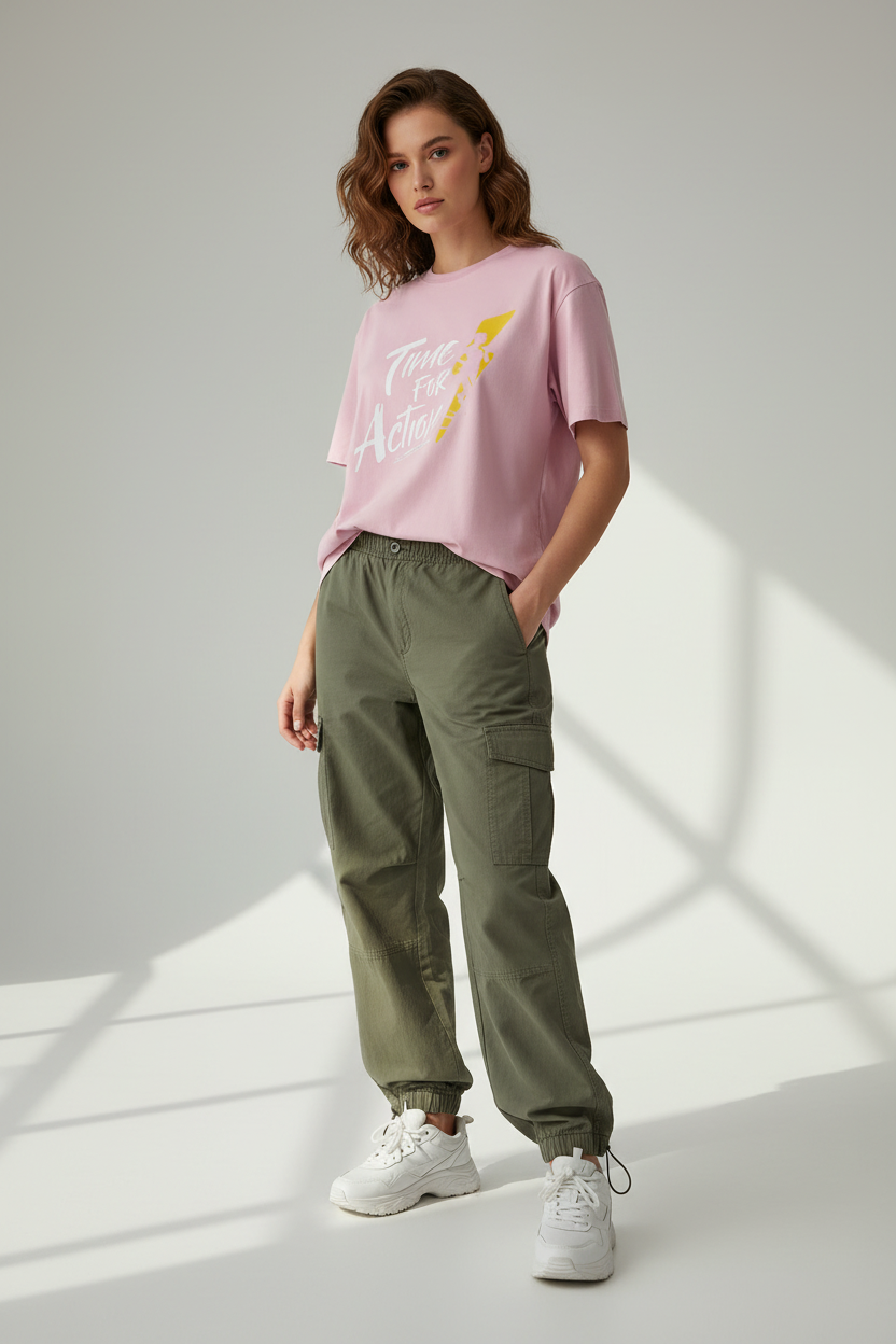 Pink - female three-quarter